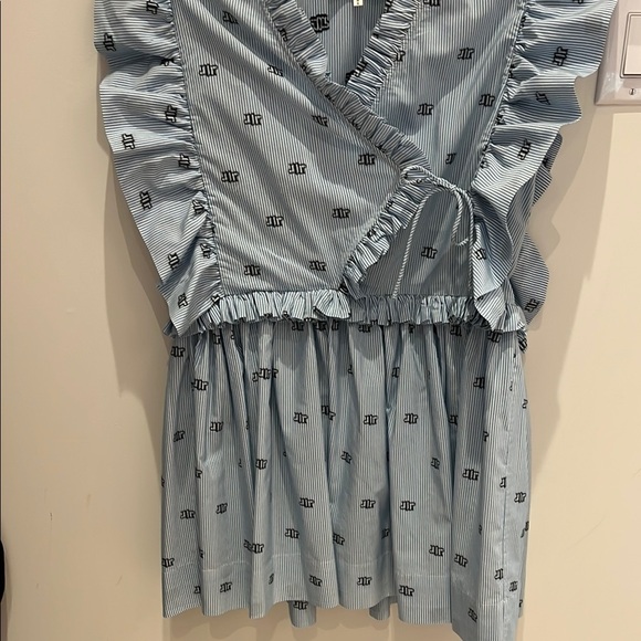 Munthe Blue Ruffled Dress - Picture 5 of 8